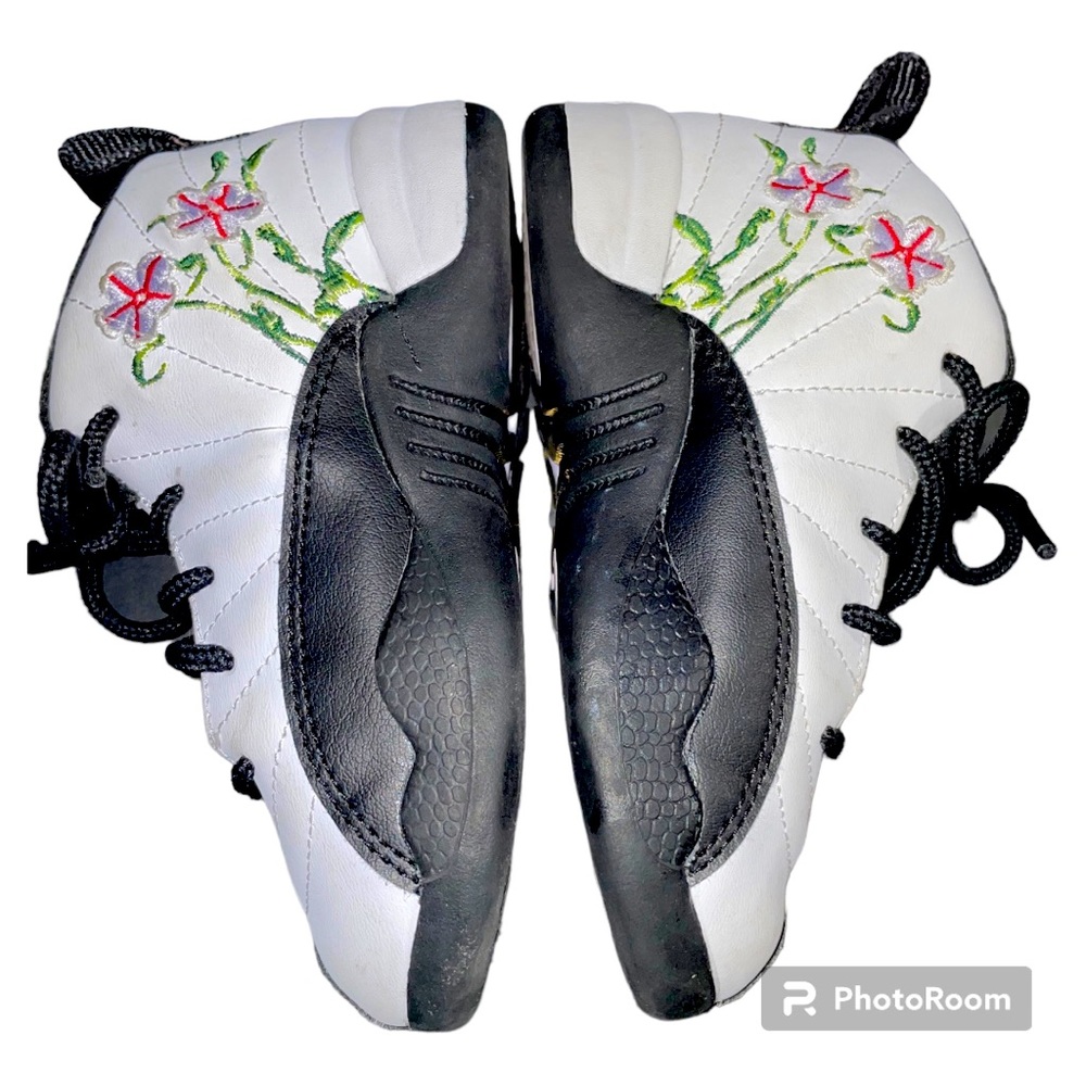 Jordan 12 Floral Toddler Size 9c DR6955-100 Air Jordan Retro Baby Kids